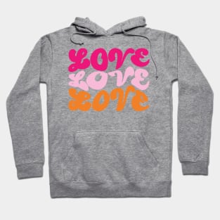 Love love love text design Hoodie